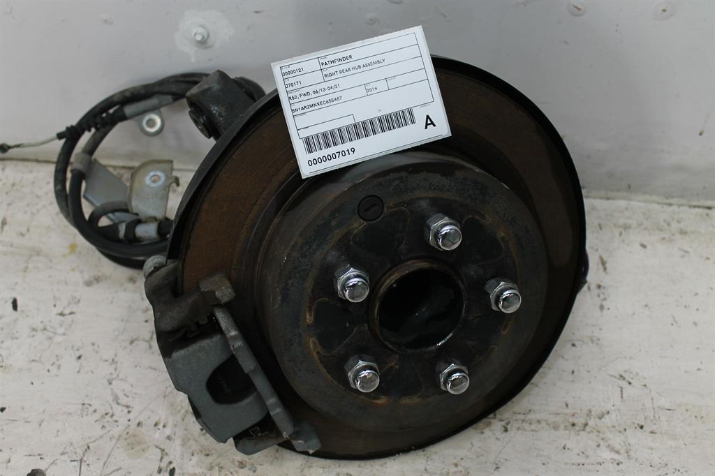 2014 Nissan Pathfinder Right Rear Hub Assembly View Auto part Right Rear Hub Assembly Nissan Pathfinder 2014