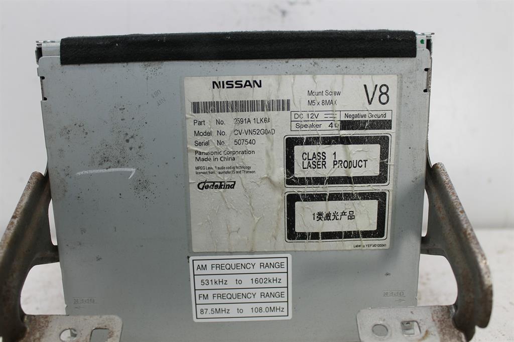 View Auto part Radio/Cd/Dvd/Sat/Tv Nissan Pathfinder 2014