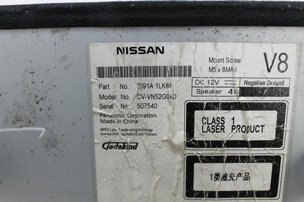 View Auto part Radio/Cd/Dvd/Sat/Tv Nissan Pathfinder 2014