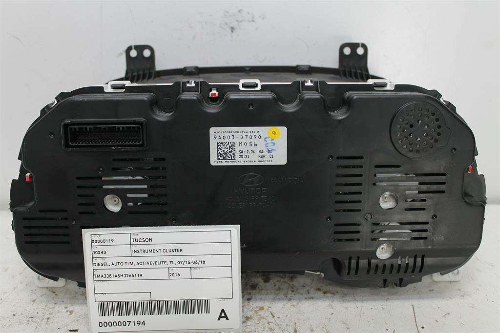 2016 Hyundai Tucson Instrument Cluster View Auto part Instrument Cluster Hyundai Tucson 2016