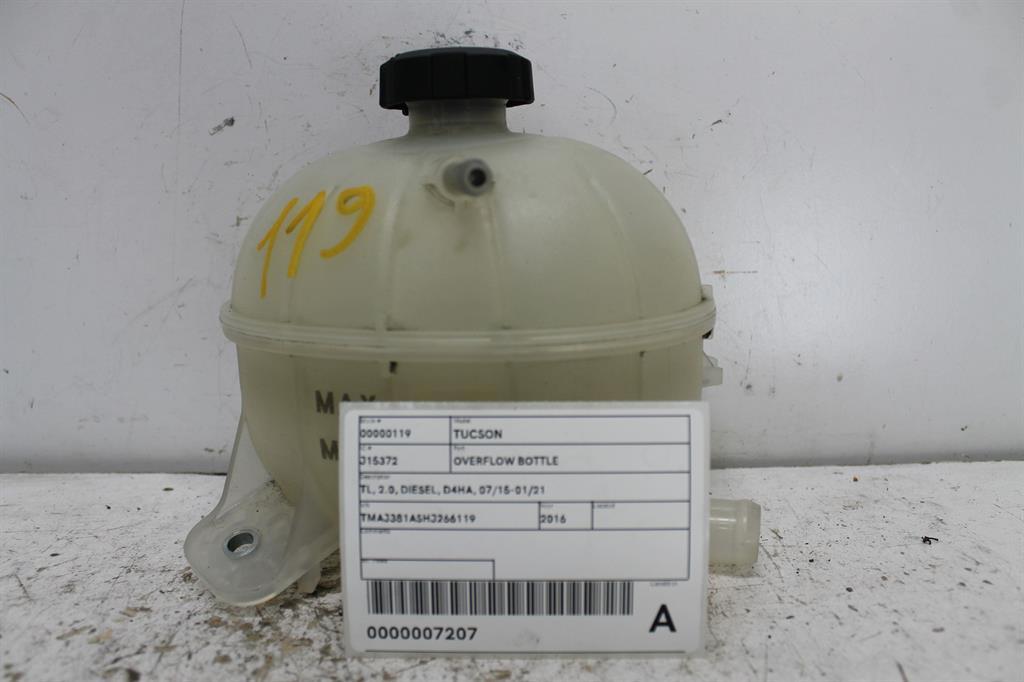 View Auto part Overflow Bottle Hyundai Tucson 2016