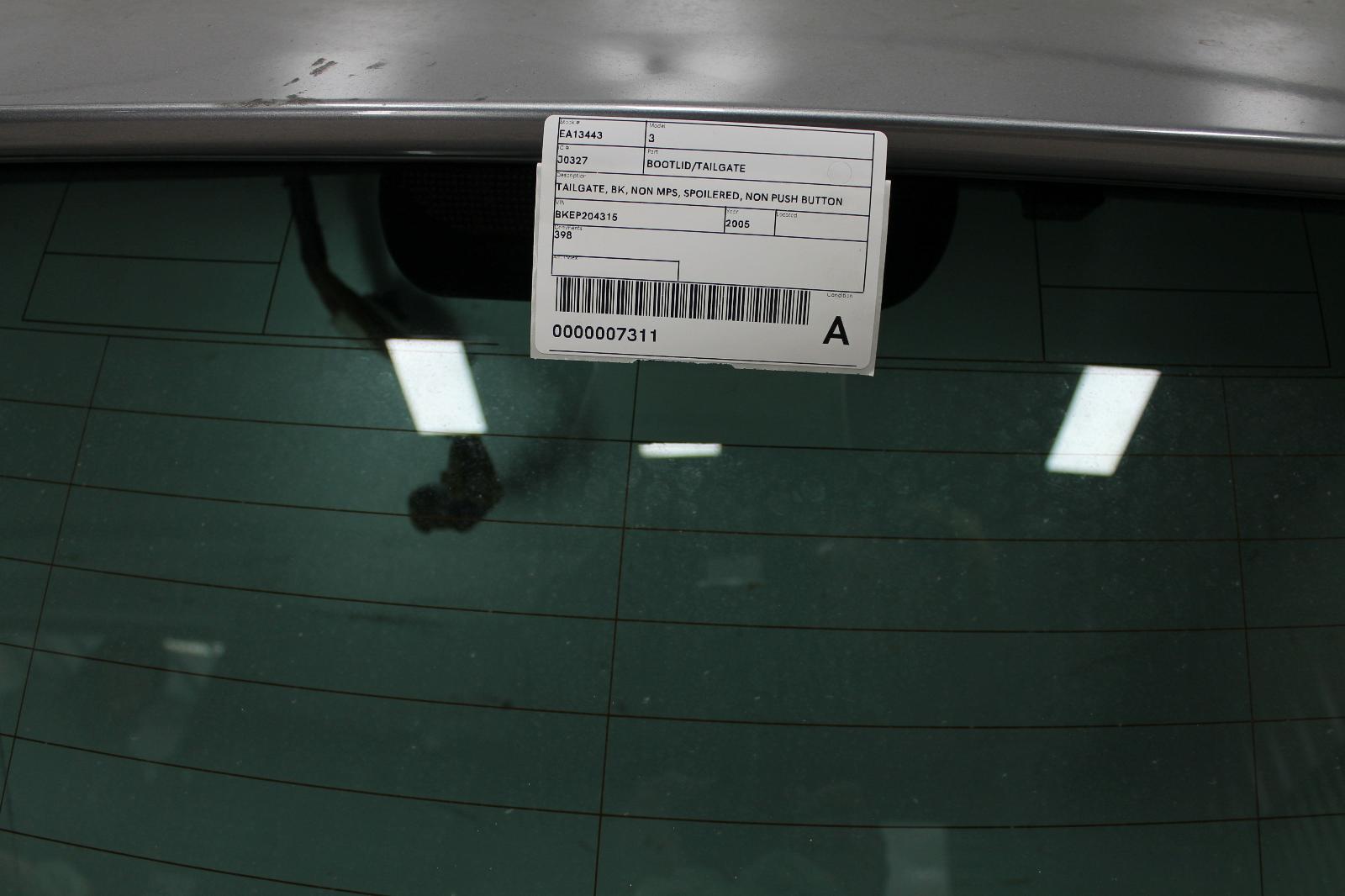 View Auto part Bootlid/Tailgate Mazda 3 2005