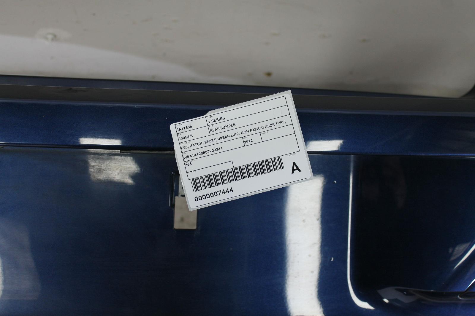 2012 Bmw 1 Series Rear Bumper View Auto part Rear Bumper Bmw 1 Series 2012