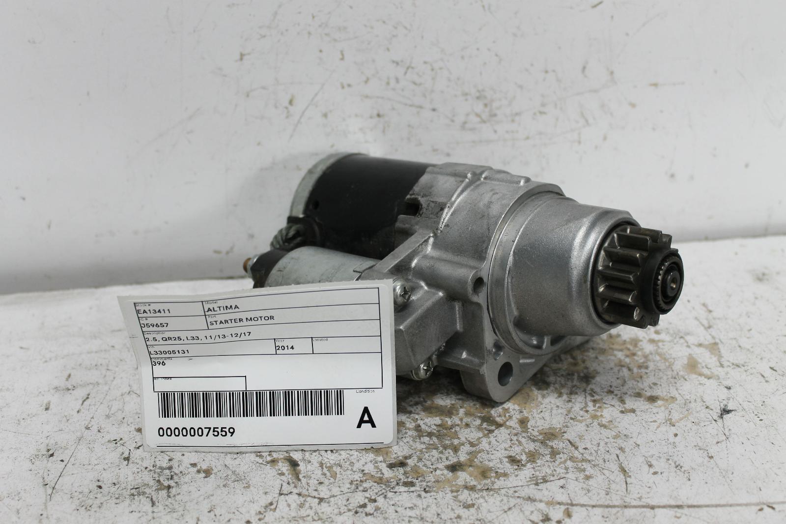 View Auto part Starter Nissan Altima 2014