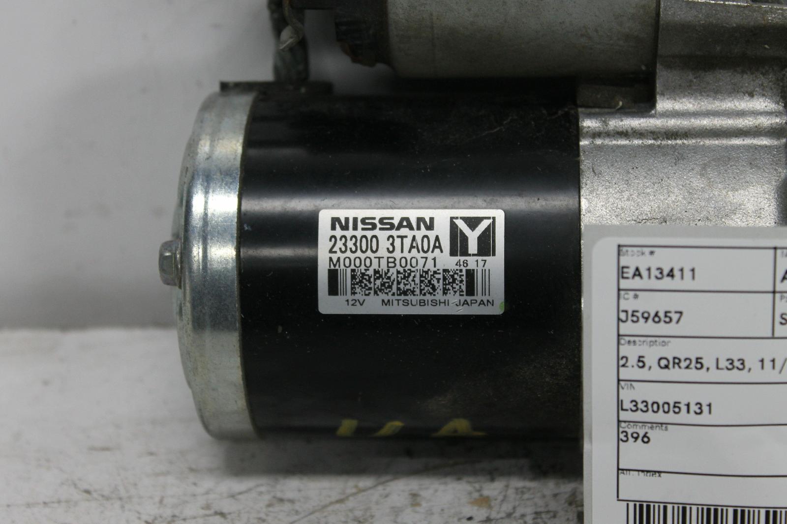 View Auto part Starter Nissan Altima 2014