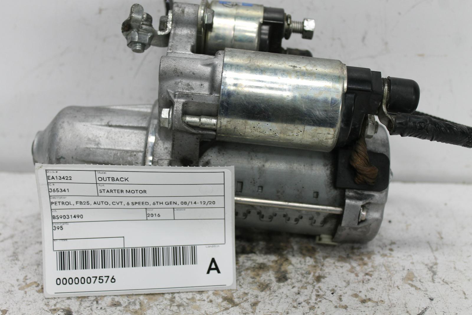 2016 Subaru Outback Starter View Auto part Starter Subaru Outback 2016