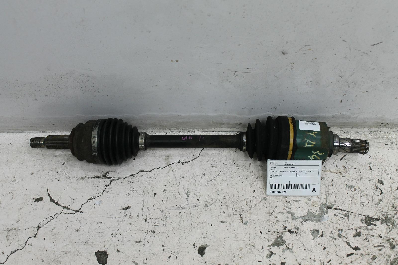 View Auto part Left Driveshaft Mitsubishi Outlander 2006