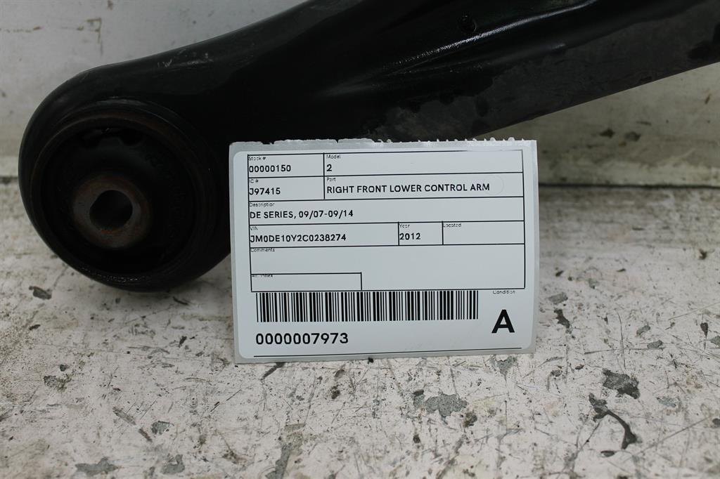 View Auto part Right Front Lower Control Arm Mazda 2 2012