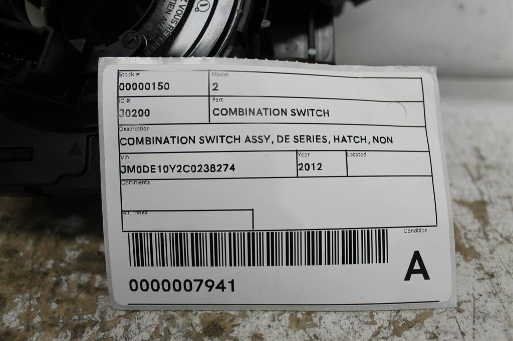 View Auto part Combination Switch Mazda 2 2012