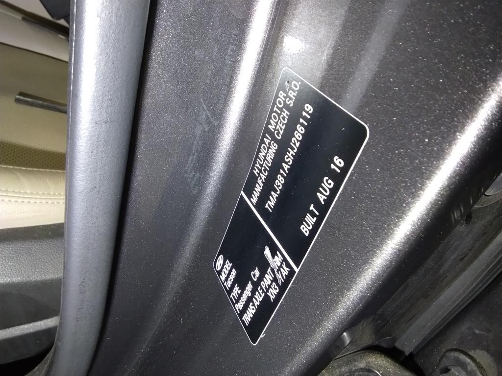 2016 Hyundai Tucson Left Front Door View Auto part Left Front Door Hyundai Tucson 2016