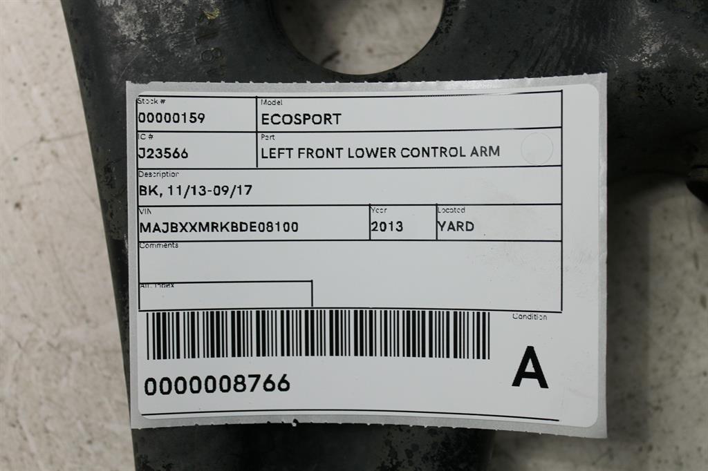View Auto part Left Front Lower Control Arm Ford Ecosport 2013