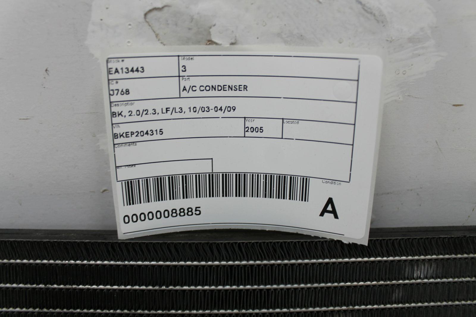 View Auto part A/C Condenser Mazda 3 2005