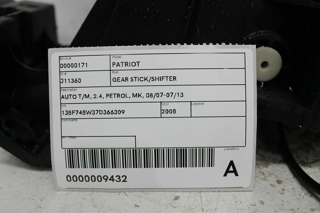 View Auto part Gear Stick/Shifter Jeep Patriot 2008