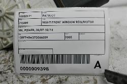 View Auto part Right Front Window Reg/Motor Jeep Patriot 2008