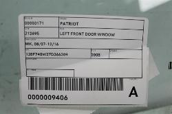 View Auto part Left Front Door Window Jeep Patriot 2008