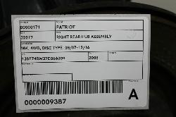 View Auto part Right Rear Hub Assembly Jeep Patriot 2008