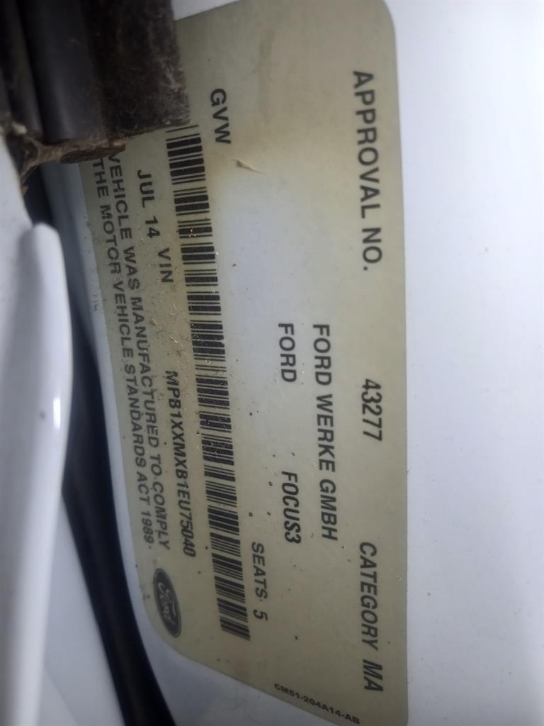 2014 Ford Focus Left Front Strut View Auto part Left Front Strut Ford Focus 2014
