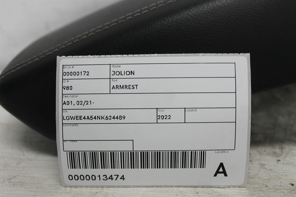 View Auto part Armrest Haval Jolion 2022