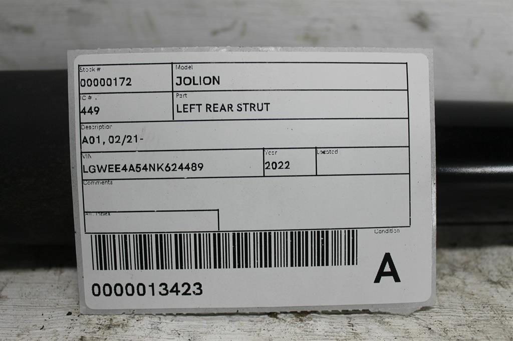 View Auto part Left Rear Strut Haval Jolion 2022