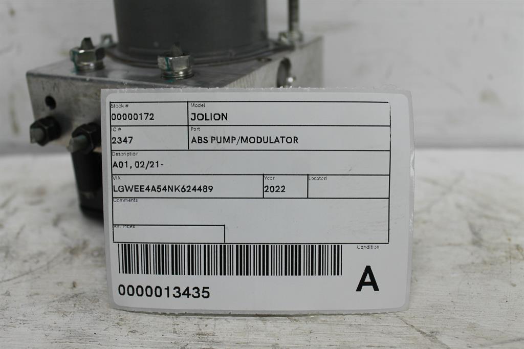 View Auto part Abs Pump/Modulator Haval Jolion 2022