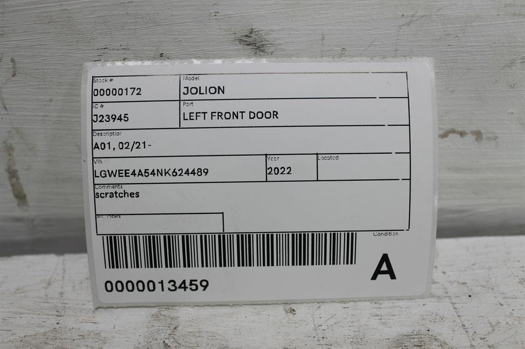 View Auto part Left Front Door Haval Jolion 2022