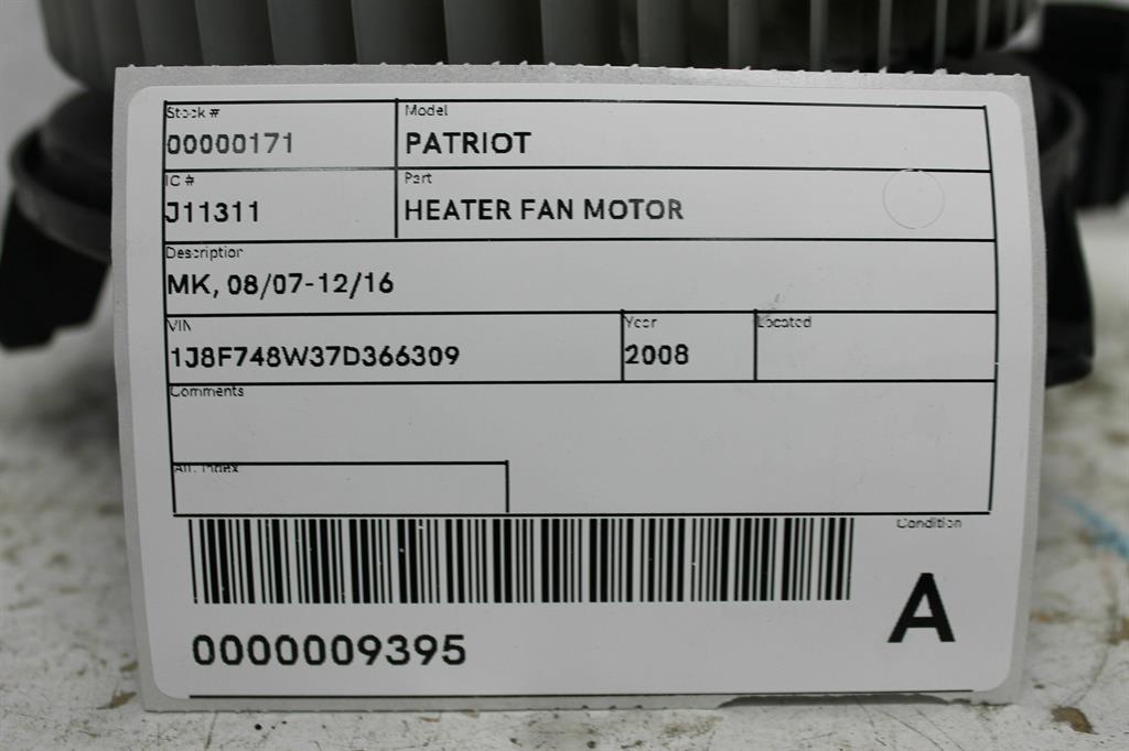 View Auto part Heater Fan Motor Jeep Patriot 2008