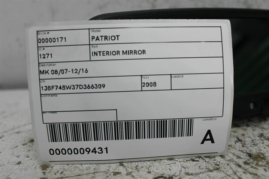 View Auto part Interior Mirror Jeep Patriot 2008
