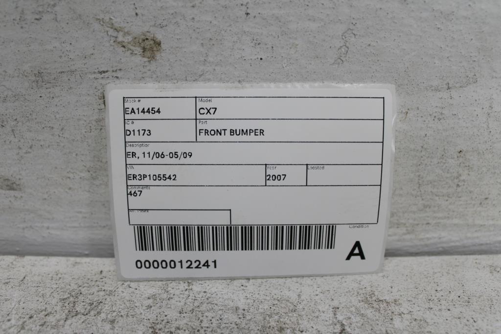 View Auto part Front Bumper Mazda Cx7 2007