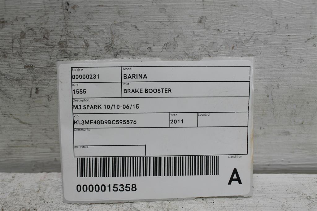 View Auto part Brake Booster Holden Barina 2011