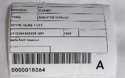 View Auto part Radiator Support Toyota Camry 2009