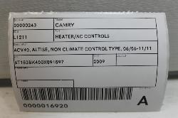 View Auto part Heater/Ac Controls Toyota Camry 2009