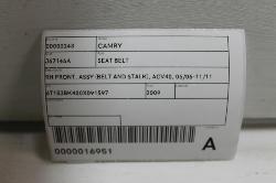 View Auto part Seatbelt/Stalk Toyota Camry 2009