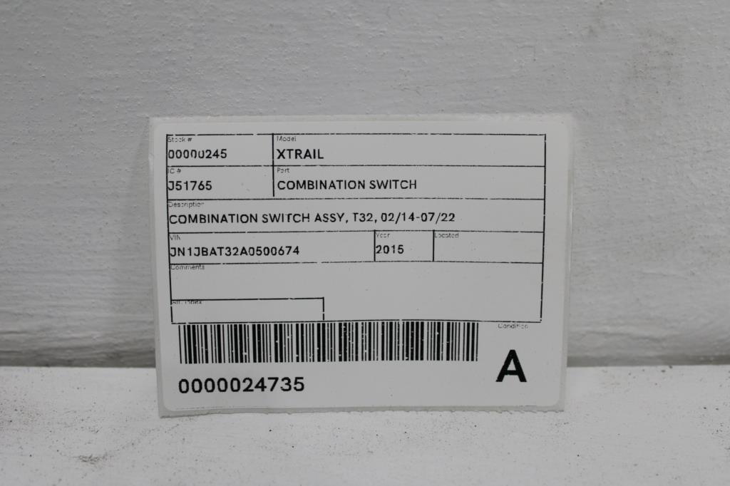 View Auto part Combination Switch Nissan Xtrail 2015