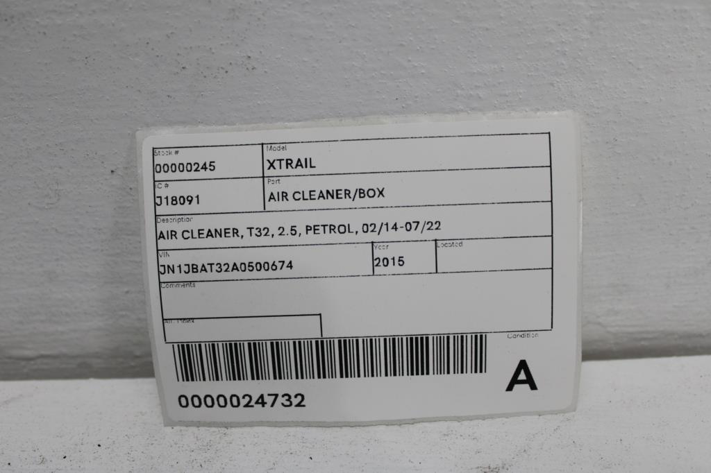 View Auto part Air Cleaner/Box Nissan Xtrail 2015