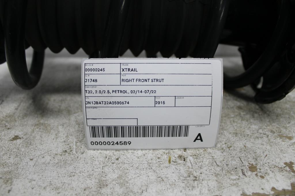 View Auto part Right Front Strut Nissan Xtrail 2015