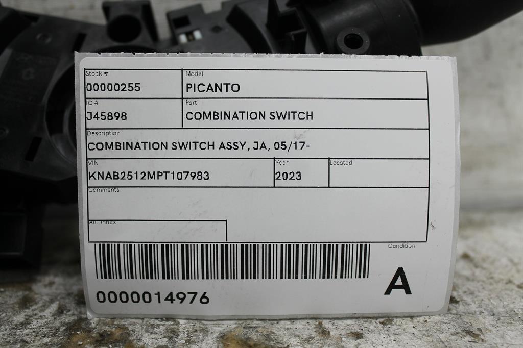 View Auto part Combination Switch Kia Picanto 2023