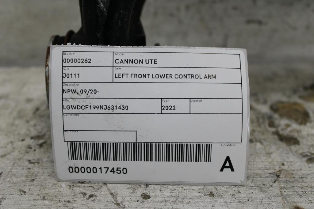 View Auto part Left Front Lower Control Arm Great Wall Cannon Ute 2022