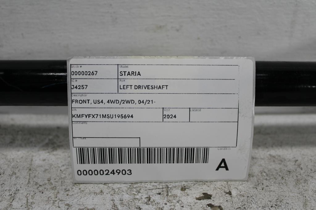 View Auto part Left Driveshaft Hyundai Staria 2024