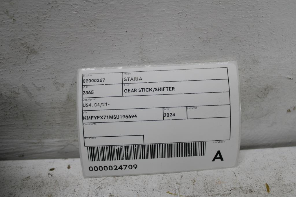 View Auto part Gear Stick/Shifter Hyundai Staria 2024