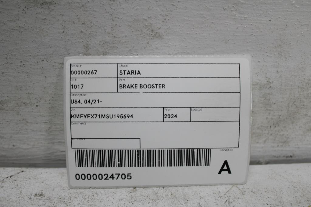 View Auto part Brake Booster Hyundai Staria 2024