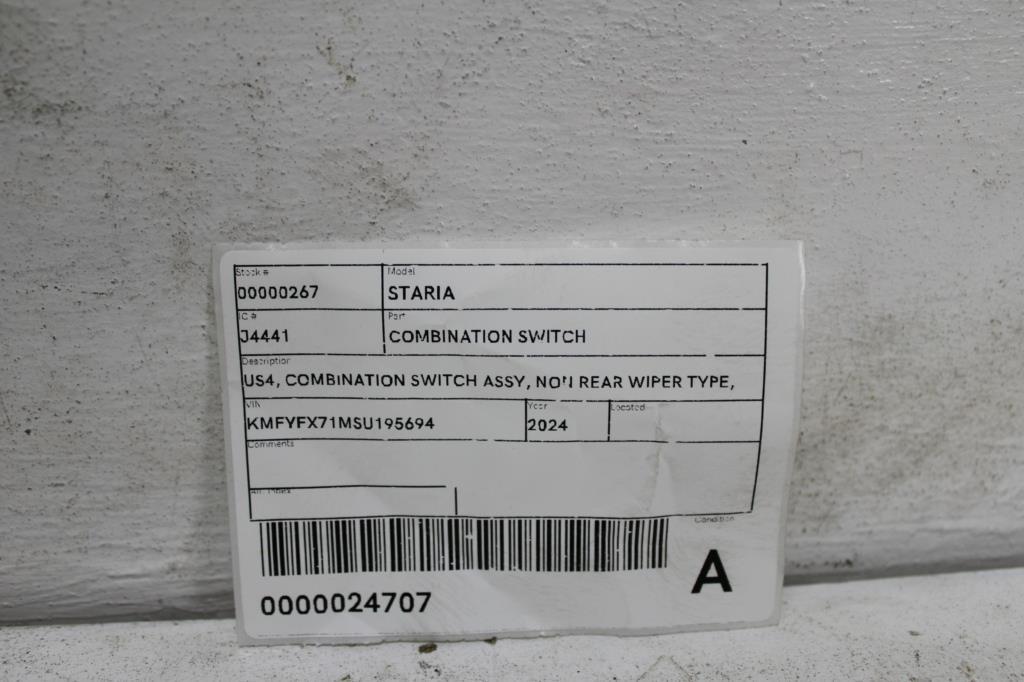 View Auto part Combination Switch Hyundai Staria 2024