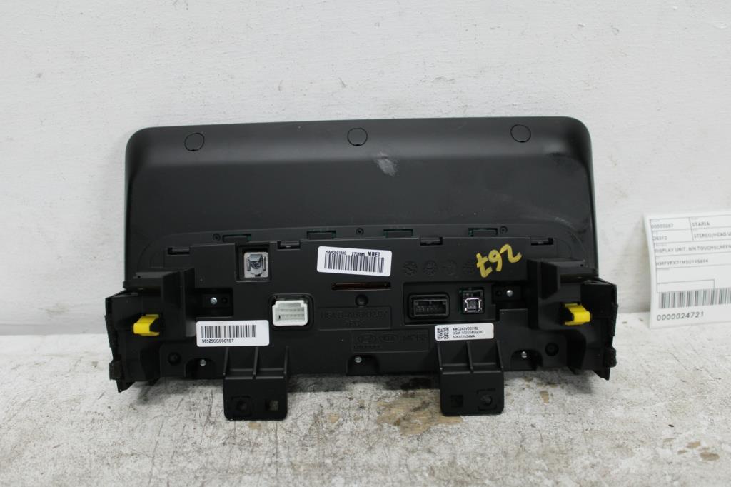 View Auto part Radio/Cd/Dvd/Sat/Tv Hyundai Staria 2024