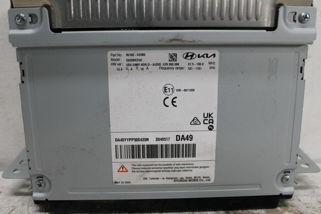 View Auto part Radio/Cd/Dvd/Sat/Tv Hyundai Staria 2024
