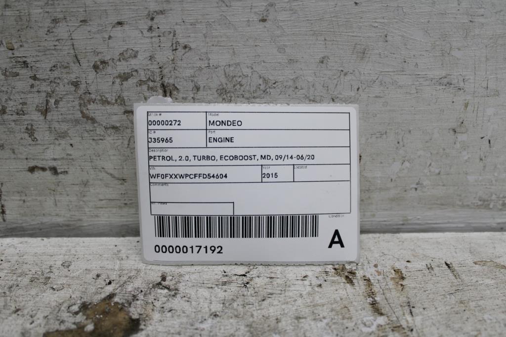 View Auto part Engine Ford Mondeo 2015