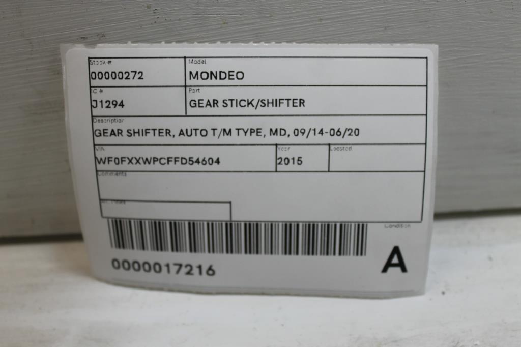 View Auto part Gear Stick/Shifter Ford Mondeo 2015