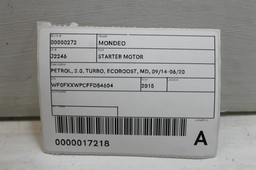 2015 Ford Mondeo Starter View Auto part Starter Ford Mondeo 2015