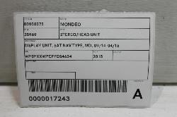 View Auto part Radio/Cd/Dvd/Sat/Tv Ford Mondeo 2015