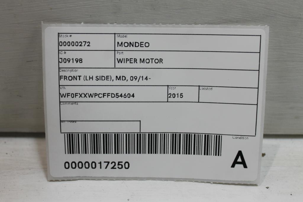 2015 Ford Mondeo Wiper Motor View Auto part Wiper Motor Ford Mondeo 2015