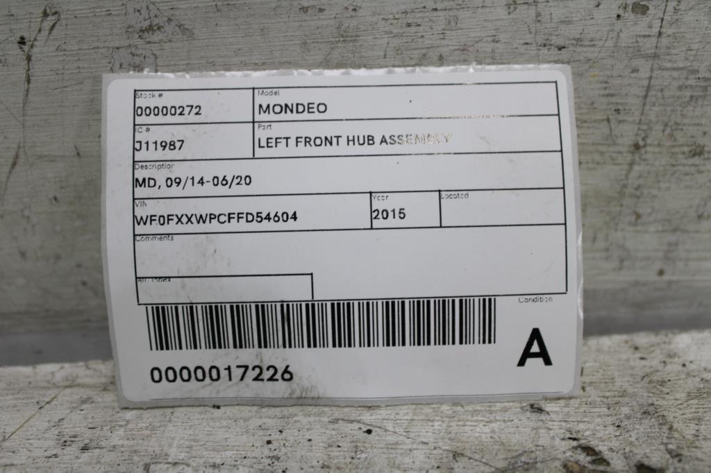 View Auto part Left Front Hub Assembly Ford Mondeo 2015