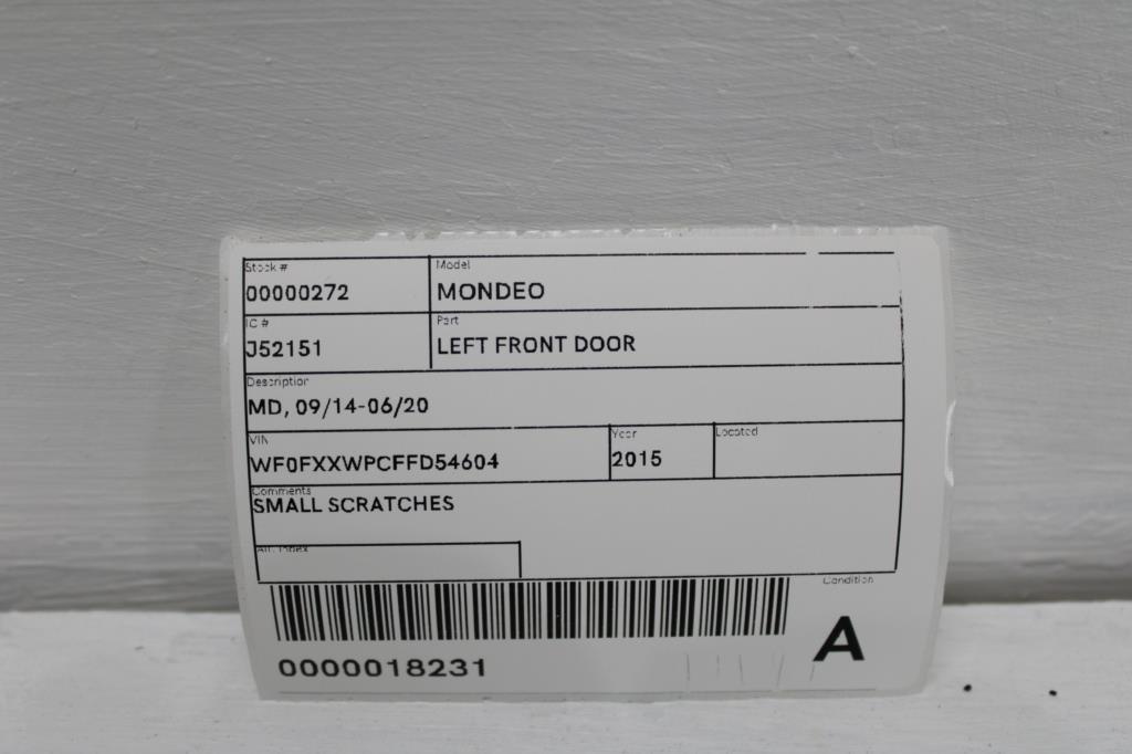 View Auto part Left Front Door Ford Mondeo 2015